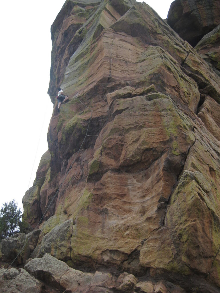Climbing the Direct West Face of the Third Flatiron